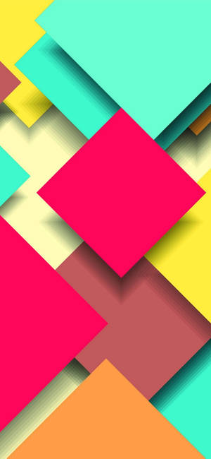 Samsung Galaxy S22 Colorful Squares Wallpaper