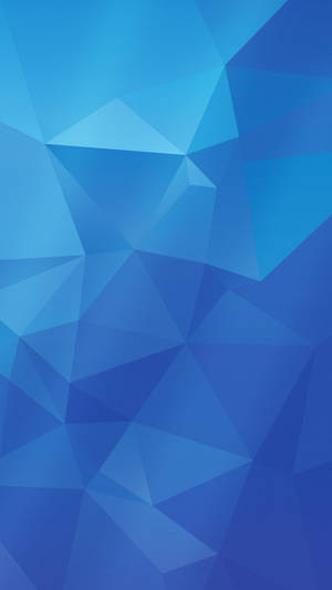 Samsung Galaxy S5 Geometric Blue Wallpaper Wallpaper
