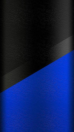 Samsung Galaxy S7 Edge Black And Blue Textured Wallpaper
