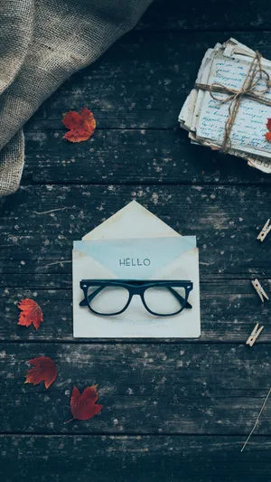 Samsung Galaxy S7 Edge Eyeglasses And Envelope Wallpaper