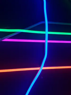 Samsung Mobile Neon Lines Wallpaper