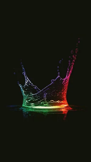 Samsung Mobile Water Splash Wallpaper