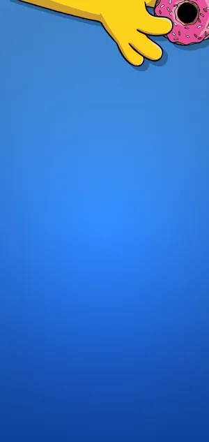 Samsung S10 Sweet Donut Blue Cover Wallpaper