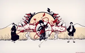 Samurai Champloo Japanese Painting Wallpaper