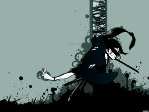 Samurai Champloo Jin Dark Splatters Wallpaper