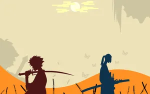 Samurai Champloo Minimalist Mugen And Jin Wallpaper