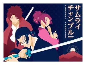 Samurai Champloo Modern Heroes Wallpaper