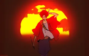 Samurai Champloo Mugen Burning Sun Wallpaper