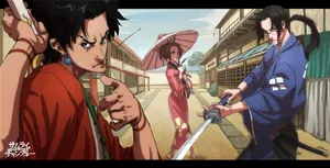 Samurai Champloo Village Heroes Wallpaper