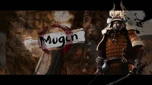 Samurai Warrior In A Battle-ready Stance Wallpaper