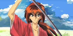 Samurai X Kenshin Himura In Field Wallpaper