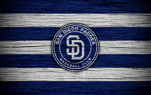 San Diego Padres Logo Wood Art Wallpaper
