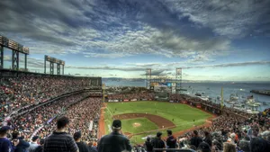 San Francisco 4k Oracle Park Wallpaper