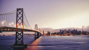 San Francisco Bay At Sunset Wallpaper