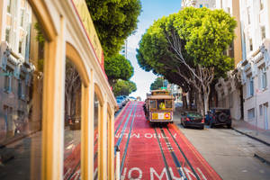 San Francisco Cable Car California Wallpaper