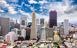 San Francisco Phone City Sunny Day Wallpaper