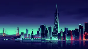 San Francisco Skyline Digital Art Hd Wallpaper