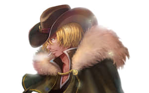 Sanji 4k Cowboy Hat Wallpaper