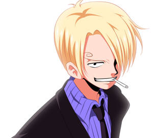 Sanji With Cigar Wallpaper