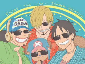 Sanji With Friends Wallpaper