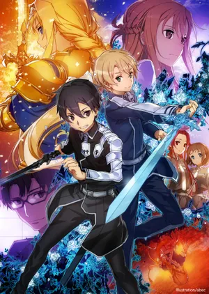 Sao Alicization Colorful Cast Wallpaper