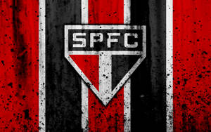 Sao Paulo Fc Grunge Logo Wallpaper