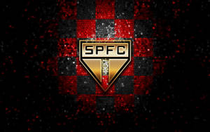 Sao Paulo Fc Logo Mosaic Wallpaper