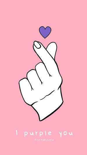 Saranghae I Purple You Wallpaper