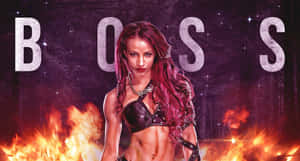 Sasha Banks In The Boss Wallpaper