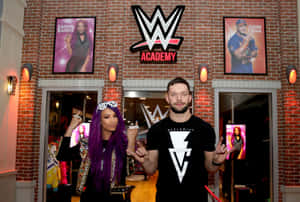 Sasha Banks Meet Finn Balor Wallpaper