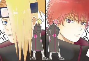 Sasori And Deidara Akatsuki Pc Wallpaper