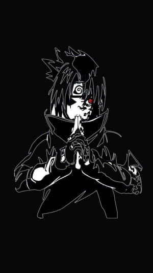 Sasuke_ Uchiha_ Sharingan_ Vector_ Art Wallpaper