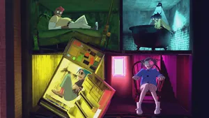 Saturnz Barz Track Gorillaz Wallpaper