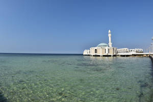 Saudi Arabia's Floating Mosque Wallpaper