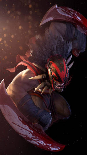 Savage Bloodseeker Dota 2 Iphone Wallpaper