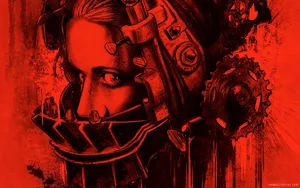 Saw Red Aesthetic Wallpaper