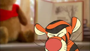 Scared Tigger Face Wallpaper