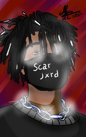 Scarlxrd Red Fan Art Wallpaper