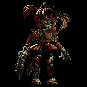 Scary Circus Baby Skeleton Wallpaper