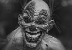 Scary Clown Face Paint Wallpaper