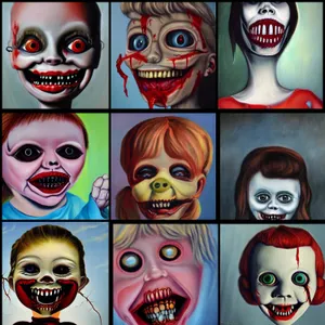 Scary Dolls For Halloween Pfp Wallpaper