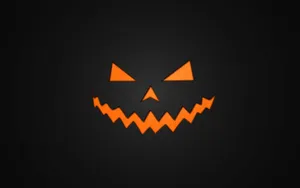 Scary Halloween Black Jack-o-lantern Wallpaper