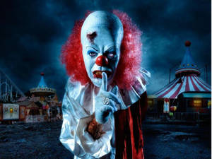Scary Halloween It The Clown Wallpaper