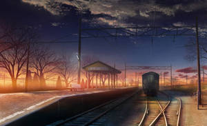 Scenic Animated Train Wallpaper