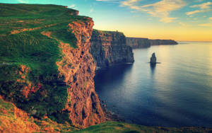Scenic Cliffs Of Moher Ireland Wallpaper