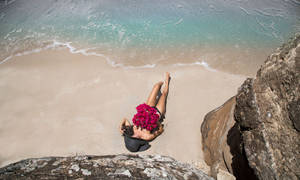 Scenic Galley Bay In Antigua And Barbuda Wallpaper