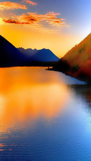 Scenic Lake Iphone Live Wallpaper
