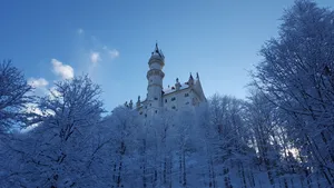 Schwangau Frozen Castle Wallpaper
