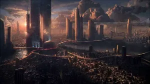 Sci Fi City Wallpaper Engine Wallpaper