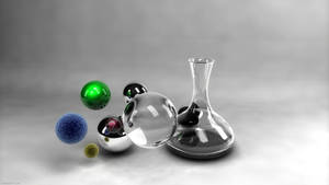 Science Desktop Lab Equipment Wallpaper